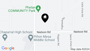 Map of 4190 Nielson Road, Phelan CA, 92371