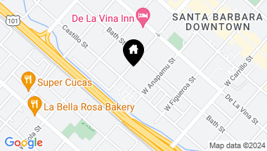 Map of 1230 Castillo Street, SANTA BARBARA CA, 93101