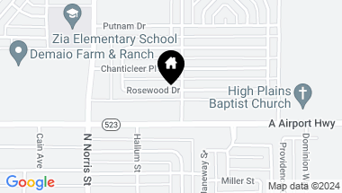 Map of 405 Rosewood Drive, Clovis NM, 88101