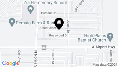 Map of 416 Rosewood Drive, Clovis NM, 88101