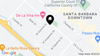 Map of 1215 De La Vina Street, L, SANTA BARBARA CA, 93101