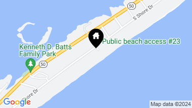 Map of 604 S Shore Drive, Surf City NC, 28445