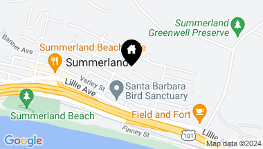Map of 2435 Golden Gate Avenue, Summerland CA, 93067