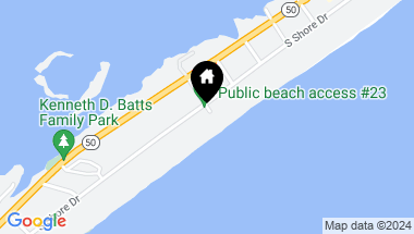 Map of 602 S Shore Drive, Surf City NC, 28445