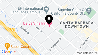 Map of 1323 De La Vina Street, SANTA BARBARA CA, 93101