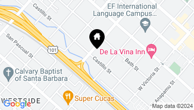 Map of 1528 Castillo Street, SANTA BARBARA CA, 93101