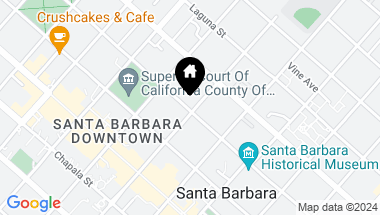 Map of 1004 Santa Barbara Street, SANTA BARBARA CA, 93101