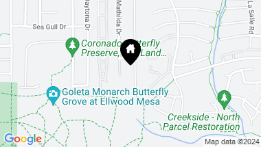 Map of 407 Ellwood Beach Drive, D, GOLETA CA, 93117