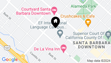 Map of 1501 Chapala Street, SANTA BARBARA CA, 93101
