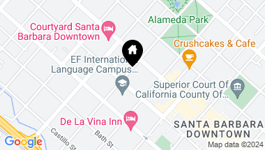 Map of 21 W Micheltorena Street, SANTA BARBARA CA, 93101