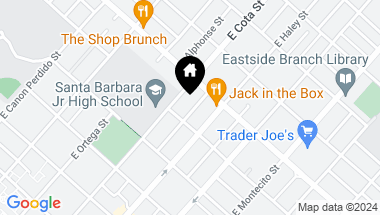 Map of 817 Bond Avenue, SANTA BARBARA CA, 93103
