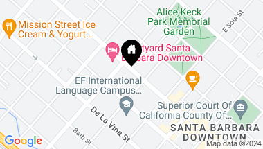 Map of 1515 State Street, 4, SANTA BARBARA CA, 93101