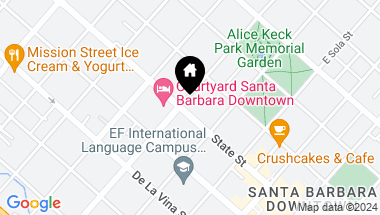 Map of 1532 State Street, SANTA BARBARA CA, 93101