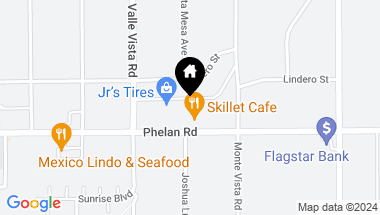 Map of 4647 Jackson Lane, Phelan CA, 92371