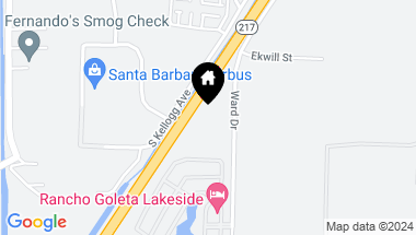 Map of 839 Ward Drive, SANTA BARBARA CA, 93117