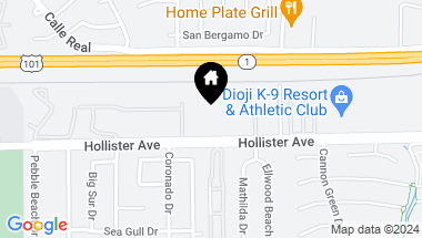 Map of 7414 Hollister Avenue, GOLETA CA, 93117