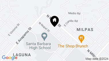 Map of 813 E Carrillo Street, SANTA BARBARA CA, 93103