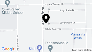 Map of 9928 Seven Palms Drive, Oak Hills CA, 92344