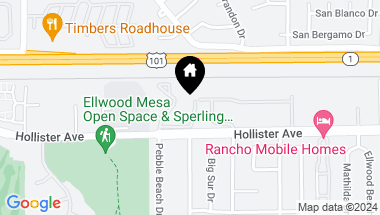 Map of 7606 Hollister Avenue, 309, GOLETA CA, 93117