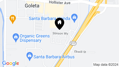 Map of 5659 Stinson Way, 101, GOLETA CA, 93117