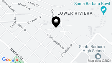 Map of 626 E Micheltorena Street, SANTA BARBARA CA, 93103