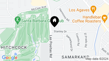 Map of 524 Stanley Drive, SANTA BARBARA CA, 93105
