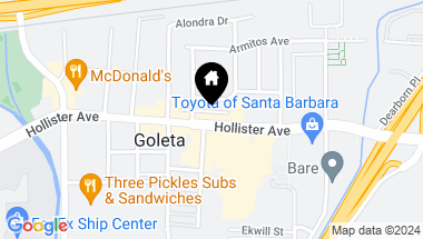 Map of 5748 Hollister Avenue, GOLETA CA, 93117