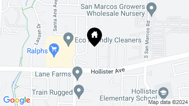 Map of 169 San Federico Avenue, SANTA BARBARA CA, 93111