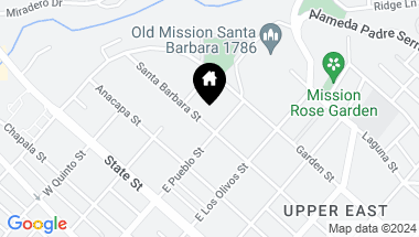 Map of 2310 Santa Barbara Street, SANTA BARBARA CA, 93105