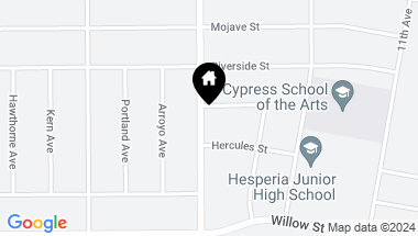 Map of 15313 Linden Street, Hesperia CA, 92345