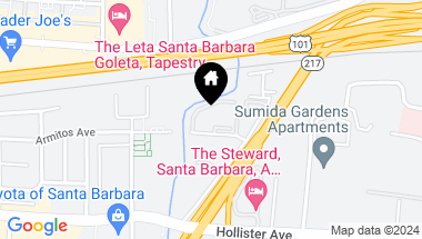 Map of 5516 Armitos Avenue, 80, GOLETA CA, 93117