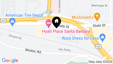 Map of 4085 State Street, SANTA BARBARA CA, 93110