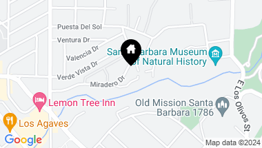 Map of 2727 Miradero Drive, 205, SANTA BARBARA CA, 93105