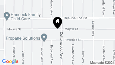Map of 14867 Mojave Street, Hesperia CA, 92345