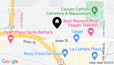Map of 3944 State Street, SANTA BARBARA CA, 93105
