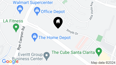Map of 27959 Smyth Drive, Valencia CA, 91355
