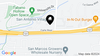 Map of 17 N San Marcos Road, A, SANTA BARBARA CA, 93111
