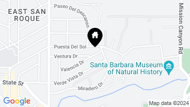 Map of 2818 Valencia Drive, SANTA BARBARA CA, 93105