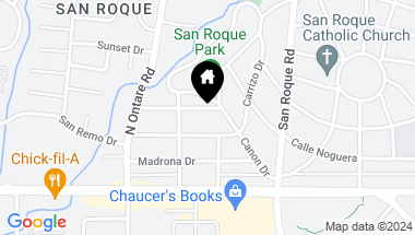 Map of 3411 Chuparosa Drive, SANTA BARBARA CA, 93105