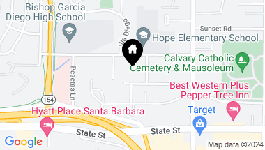 Map of 3980.5 Maricopa, SANTA BARBARA CA, 93110