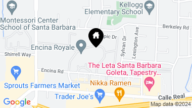 Map of 330 Moreton Bay Lane, 1, SANTA BARBARA CA, 93117