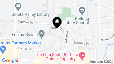 Map of 325 Moreton Bay Lane, 3, SANTA BARBARA CA, 93117