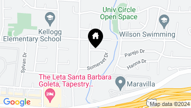 Map of 5510 Somerset Drive, GOLETA CA, 93111