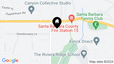 Map of 778 Mission Canyon Road, SANTA BARBARA CA, 93105