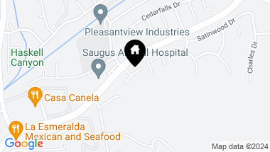 Map of 21122 Avenida De Sonrisa, Saugus CA, 91350