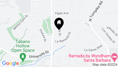 Map of 537 Lado Drive, SANTA BARBARA CA, 93111