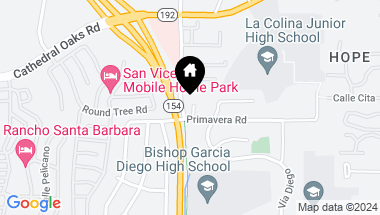 Map of 4040 Primavera Road, 6, SANTA BARBARA CA, 93110