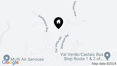Map of 0 Val Verde Rd, Val Verde CA, 91384