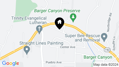 Map of 3845 Sterrett Avenue, SANTA BARBARA CA, 93110
