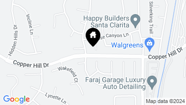 Map of 28353 Willow Canyon Court, Saugus CA, 91390